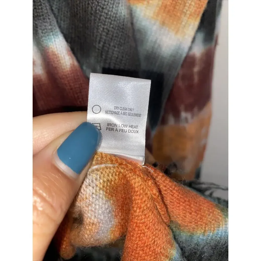 Sandrine Rose x Free People Dip Dyed Paradise Circus Cashmere/Wool Sweater Sz Lg